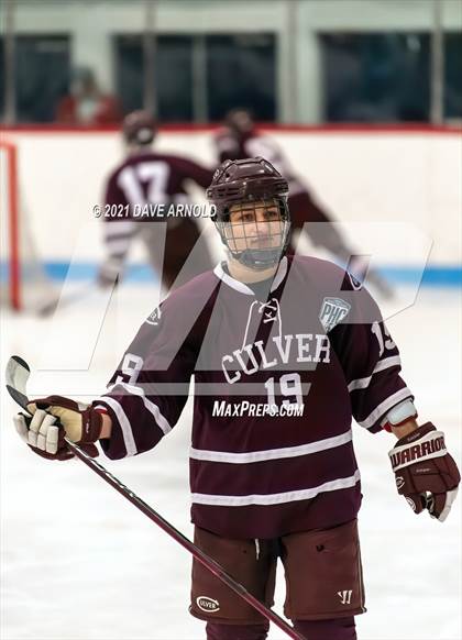 Thumbnail 3 in Culver Academies vs Mount St. Charles Academy (Prep Hockey Conference Showcase) photogallery.