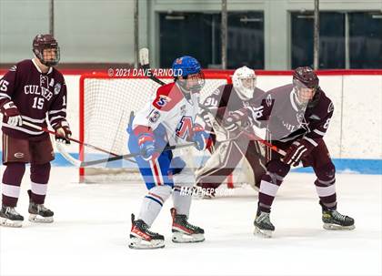 Thumbnail 2 in Culver Academies vs Mount St. Charles Academy (Prep Hockey Conference Showcase) photogallery.