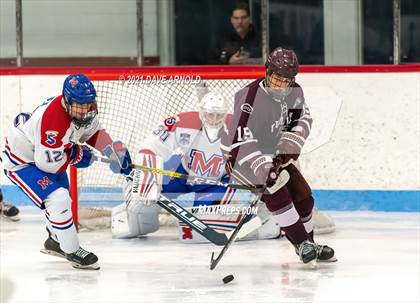 Thumbnail 2 in Culver Academies vs Mount St. Charles Academy (Prep Hockey Conference Showcase) photogallery.