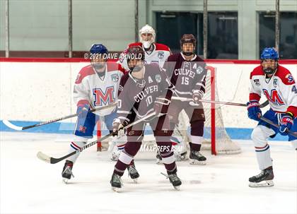 Thumbnail 2 in Culver Academies vs Mount St. Charles Academy (Prep Hockey Conference Showcase) photogallery.