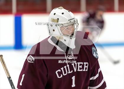 Thumbnail 1 in Culver Academies vs Mount St. Charles Academy (Prep Hockey Conference Showcase) photogallery.