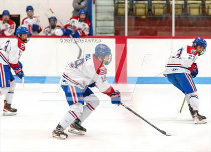 Thumbnail 2 in Culver Academies vs Mount St. Charles Academy (Prep Hockey Conference Showcase) photogallery.
