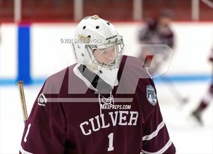 Thumbnail 3 in Culver Academies vs Mount St. Charles Academy (Prep Hockey Conference Showcase) photogallery.