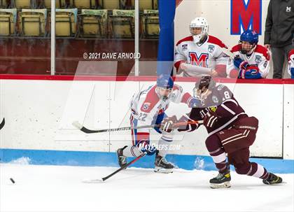 Thumbnail 1 in Culver Academies vs Mount St. Charles Academy (Prep Hockey Conference Showcase) photogallery.