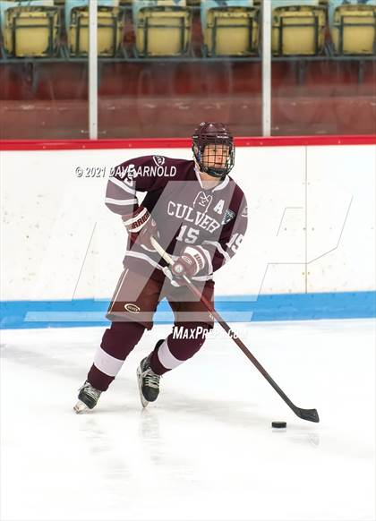 Thumbnail 2 in Culver Academies vs Mount St. Charles Academy (Prep Hockey Conference Showcase) photogallery.