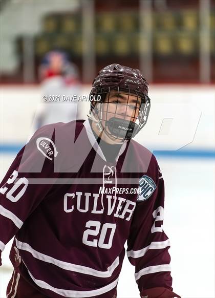 Thumbnail 3 in Culver Academies vs Mount St. Charles Academy (Prep Hockey Conference Showcase) photogallery.