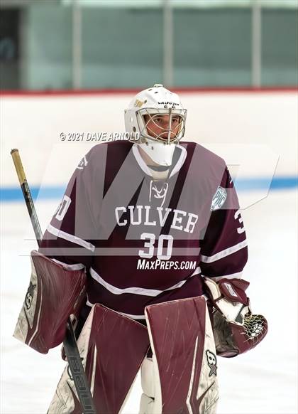 Thumbnail 2 in Culver Academies vs Mount St. Charles Academy (Prep Hockey Conference Showcase) photogallery.