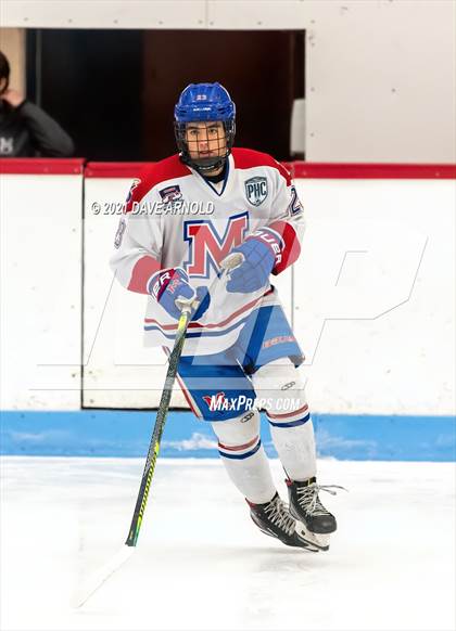 Thumbnail 2 in Culver Academies vs Mount St. Charles Academy (Prep Hockey Conference Showcase) photogallery.