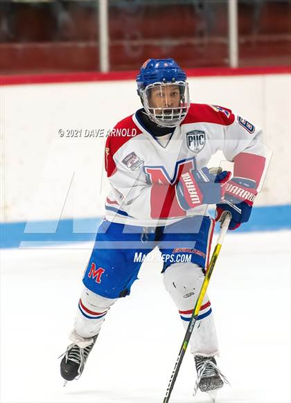 Thumbnail 2 in Culver Academies vs Mount St. Charles Academy (Prep Hockey Conference Showcase) photogallery.