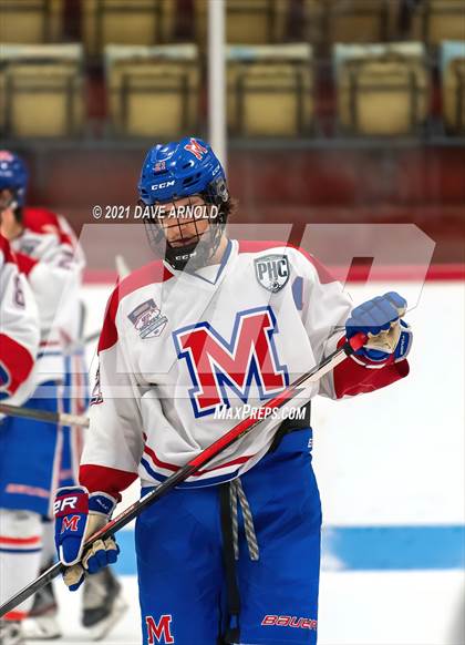 Thumbnail 3 in Culver Academies vs Mount St. Charles Academy (Prep Hockey Conference Showcase) photogallery.