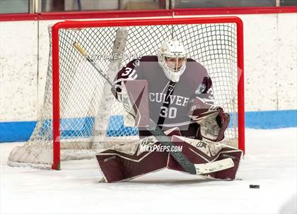 Thumbnail 2 in Culver Academies vs Mount St. Charles Academy (Prep Hockey Conference Showcase) photogallery.