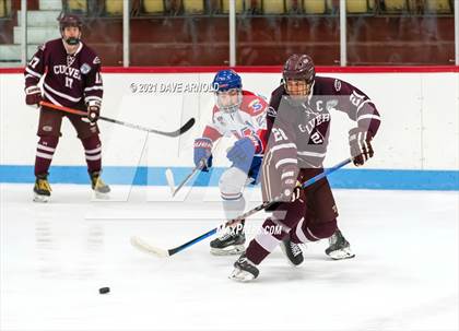Thumbnail 2 in Culver Academies vs Mount St. Charles Academy (Prep Hockey Conference Showcase) photogallery.