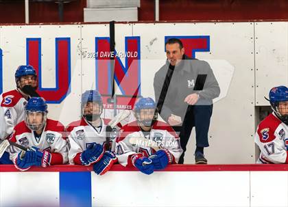 Thumbnail 2 in Culver Academies vs Mount St. Charles Academy (Prep Hockey Conference Showcase) photogallery.