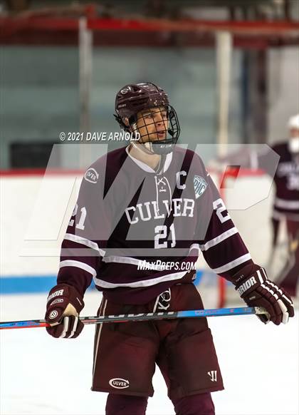 Thumbnail 2 in Culver Academies vs Mount St. Charles Academy (Prep Hockey Conference Showcase) photogallery.