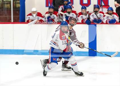 Thumbnail 1 in Culver Academies vs Mount St. Charles Academy (Prep Hockey Conference Showcase) photogallery.