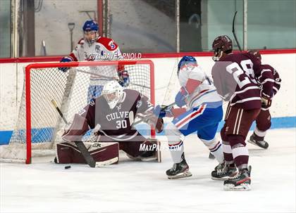 Thumbnail 1 in Culver Academies vs Mount St. Charles Academy (Prep Hockey Conference Showcase) photogallery.