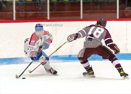 Thumbnail 3 in Culver Academies vs Mount St. Charles Academy (Prep Hockey Conference Showcase) photogallery.