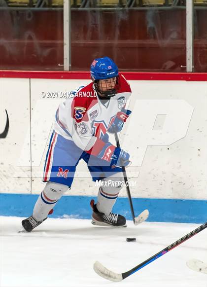 Thumbnail 2 in Culver Academies vs Mount St. Charles Academy (Prep Hockey Conference Showcase) photogallery.