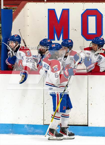 Thumbnail 3 in Culver Academies vs Mount St. Charles Academy (Prep Hockey Conference Showcase) photogallery.