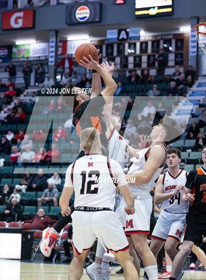 Thumbnail 3 in Schuylerville vs. Mechanicville (NYSPHSAA Section 2B Semifinal) photogallery.