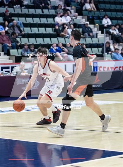 Thumbnail 2 in Schuylerville vs. Mechanicville (NYSPHSAA Section 2B Semifinal) photogallery.