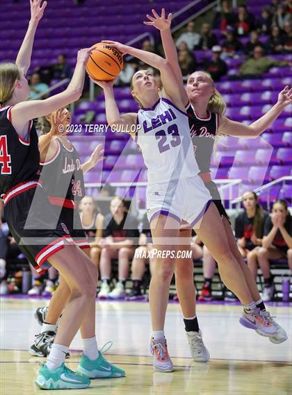 Thumbnail 2 in Lehi vs. Spanish Fork (UHSAA 5A Quarterfinal) photogallery.