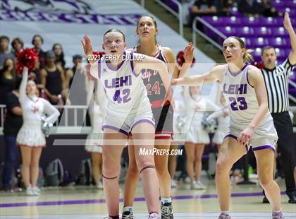 Thumbnail 3 in Lehi vs. Spanish Fork (UHSAA 5A Quarterfinal) photogallery.