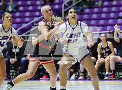 Thumbnail 1 in Lehi vs. Spanish Fork (UHSAA 5A Quarterfinal) photogallery.