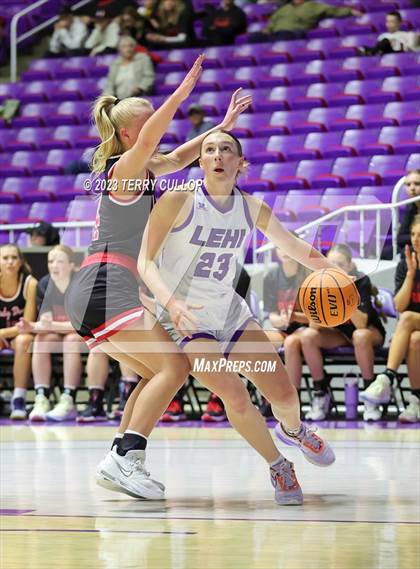 Thumbnail 1 in Lehi vs. Spanish Fork (UHSAA 5A Quarterfinal) photogallery.