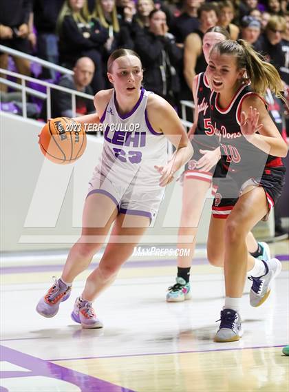 Thumbnail 2 in Lehi vs. Spanish Fork (UHSAA 5A Quarterfinal) photogallery.