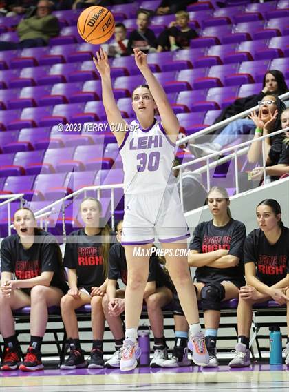 Thumbnail 3 in Lehi vs. Spanish Fork (UHSAA 5A Quarterfinal) photogallery.