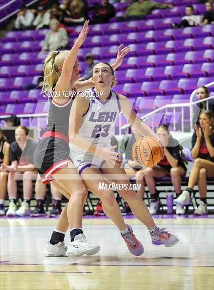 Thumbnail 2 in Lehi vs. Spanish Fork (UHSAA 5A Quarterfinal) photogallery.