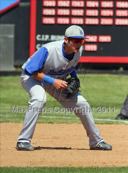 Thumbnail 3 in Los Alamitos @ Hart (CIF SS Playoffs) photogallery.