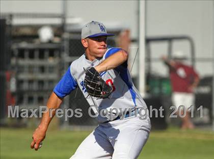 Thumbnail 1 in Los Alamitos @ Hart (CIF SS Playoffs) photogallery.