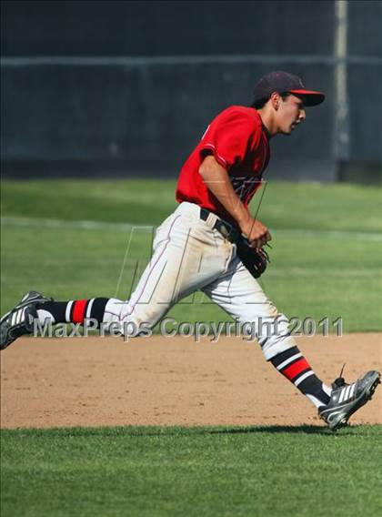 Thumbnail 1 in Los Alamitos @ Hart (CIF SS Playoffs) photogallery.