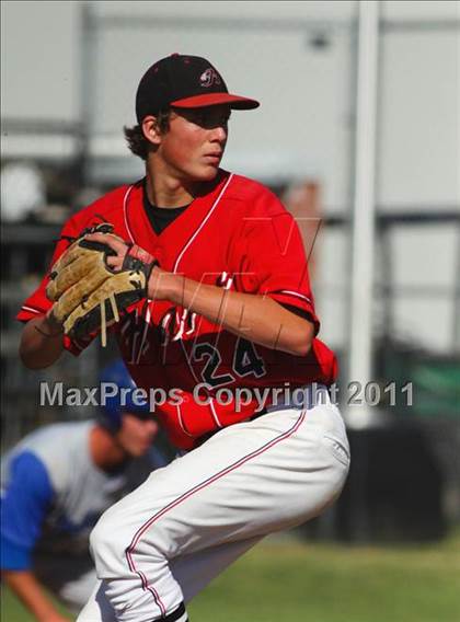 Thumbnail 1 in Los Alamitos @ Hart (CIF SS Playoffs) photogallery.