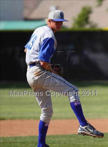 Thumbnail 1 in Los Alamitos @ Hart (CIF SS Playoffs) photogallery.