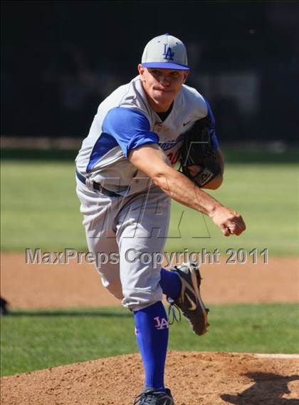 Thumbnail 1 in Los Alamitos @ Hart (CIF SS Playoffs) photogallery.