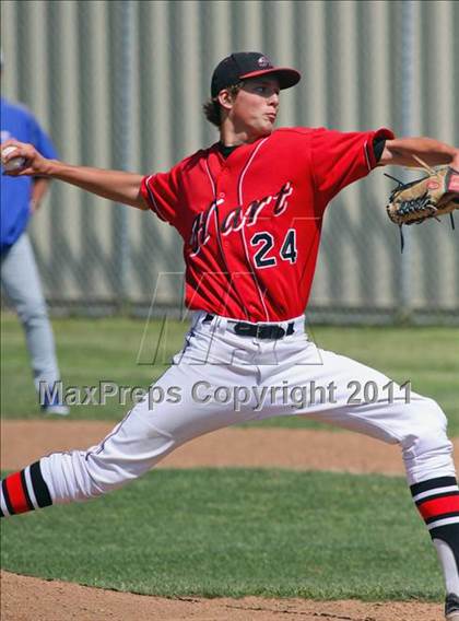 Thumbnail 1 in Los Alamitos @ Hart (CIF SS Playoffs) photogallery.
