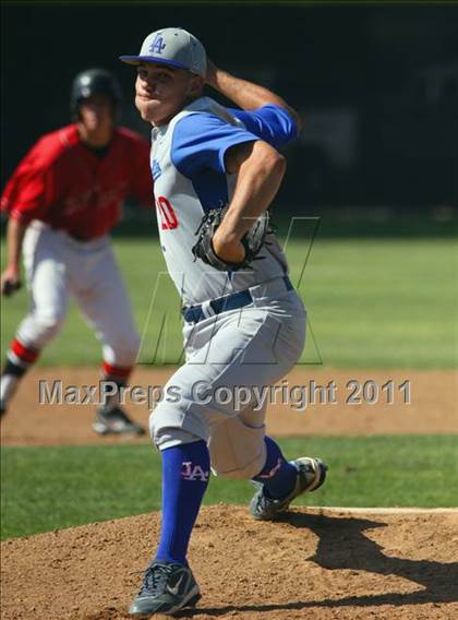 Thumbnail 2 in Los Alamitos @ Hart (CIF SS Playoffs) photogallery.