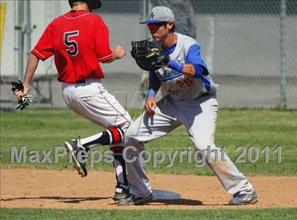 Thumbnail 3 in Los Alamitos @ Hart (CIF SS Playoffs) photogallery.