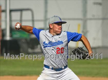 Thumbnail 2 in Los Alamitos @ Hart (CIF SS Playoffs) photogallery.