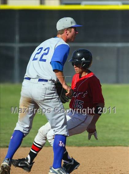 Thumbnail 2 in Los Alamitos @ Hart (CIF SS Playoffs) photogallery.