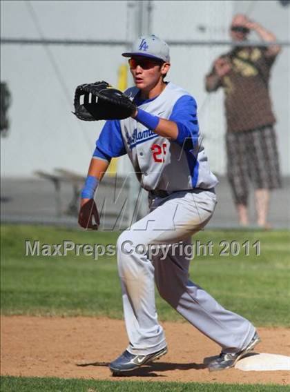 Thumbnail 3 in Los Alamitos @ Hart (CIF SS Playoffs) photogallery.