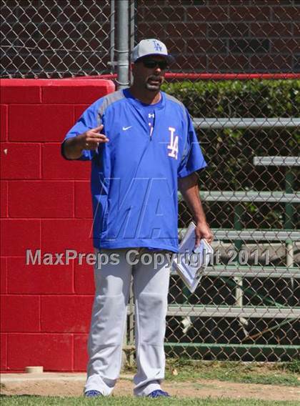 Thumbnail 2 in Los Alamitos @ Hart (CIF SS Playoffs) photogallery.