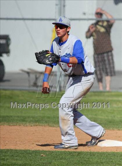 Thumbnail 2 in Los Alamitos @ Hart (CIF SS Playoffs) photogallery.