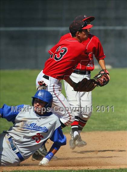 Thumbnail 1 in Los Alamitos @ Hart (CIF SS Playoffs) photogallery.