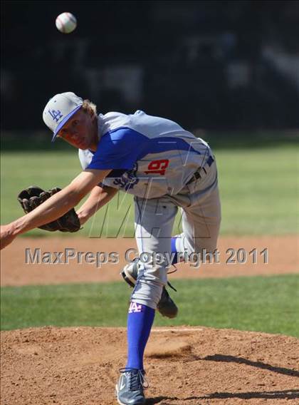 Thumbnail 1 in Los Alamitos @ Hart (CIF SS Playoffs) photogallery.