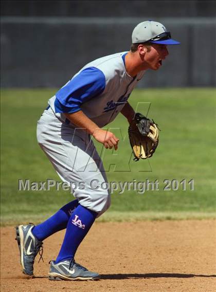 Thumbnail 1 in Los Alamitos @ Hart (CIF SS Playoffs) photogallery.