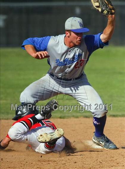 Thumbnail 1 in Los Alamitos @ Hart (CIF SS Playoffs) photogallery.